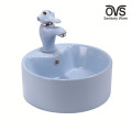 New Arrival Lavabo Children Washroom White Wash Hands Water Basin Bowl Units